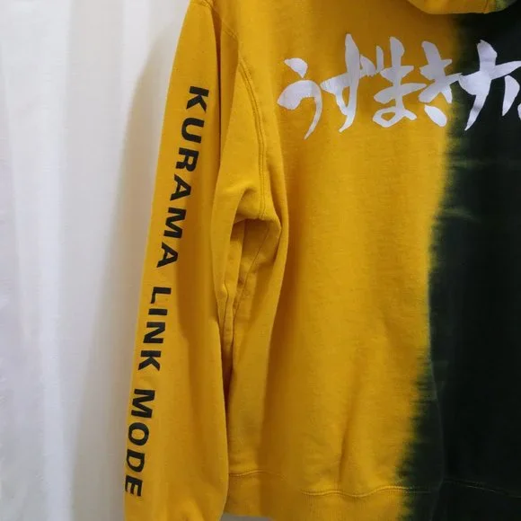 Naruto Uzumaki Yellow Black Hoodie - Sz Med - Picture 6 of 10